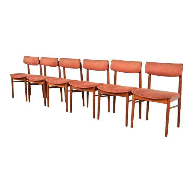 Finn Juhl Style Danish Modern Sculpted Teak Dining Chairs, Set of Six For Sale