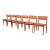 Finn Juhl Style Danish Modern Sculpted Teak Dining Chairs, Set of Six For Sale
