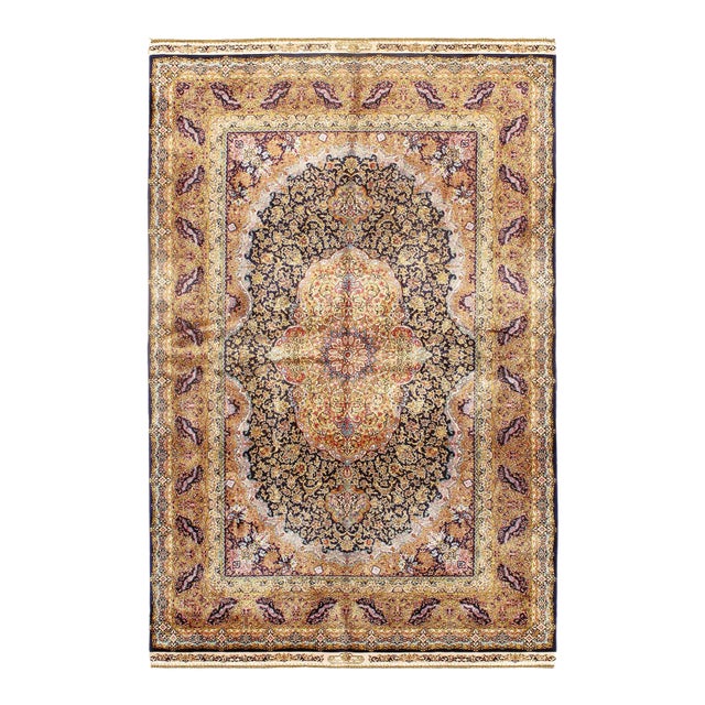 Pasargad DC Exquisite Design Paris Palace Fine Power Loom V.Silk Rug For Sale