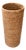 Artifacts Rattan Round Umbrella Basket in Honey Brown For Sale