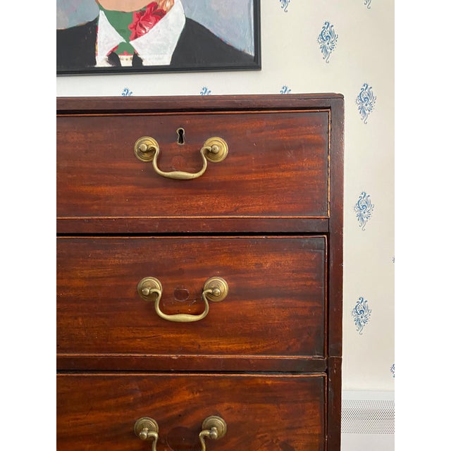 Antique Mid-1700s British Chippendale Mahogany Chest For Sale - Image 4 of 14