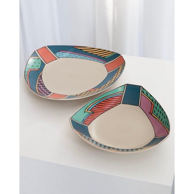 Postmodern Vintage Tableware by Dorothy Hefner for Rosenthal Studio Line, 1980s, Set of 6 For Sale - Image 3 of 9