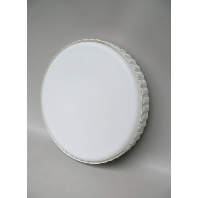 1960s Vintage German Ceiling Light in Frosted Glass, 1960s For Sale - Image 5 of 18