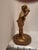 Antique Giltmetal Statue of a Little Girl Wearing a Heart Pendant Necklace For Sale - Image 14 of 15