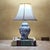 Vintage Blue & White Chinoiserie Ginger Jar Table Lamp – Porcelain Accent Lamp For Sale - Image 16 of 18