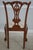 1980s Set of 8 Mahogany Chippendale Style Dining Chairs For Sale - Image 5 of 18
