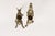 Metal Midcentury Brass Deer Candle Holders, Stag and Doe Pair For Sale - Image 7 of 14
