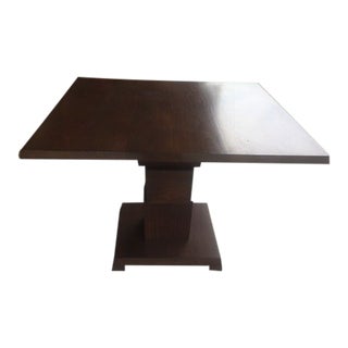 Mid Century Style Walnut Table For Sale