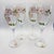 1990s Pierre Jouet France Époque Art Nouveau Crystal Champagne Flutes Pink Flowers - Set of 4 For Sale - Image 4 of 11