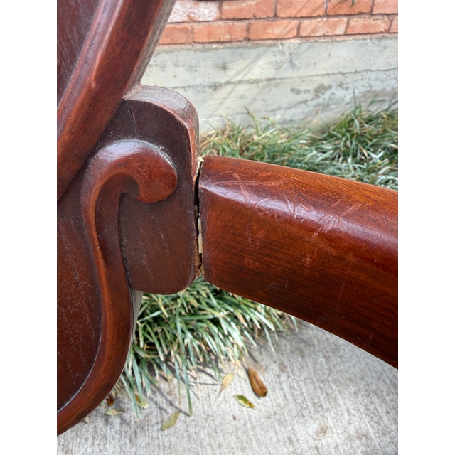 Mid-Century Modern Mid 20th Century Italian Grotto Hand Carved Settee For Sale - Image 3 of 7