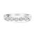 Haus of Brilliance 14K White Gold 1/2 Cttw Round-Cut 5-Stone Diamond Ring (H-I Color, SI1-SI2 Clarity) - Size 7 For Sale - Image 4 of 6