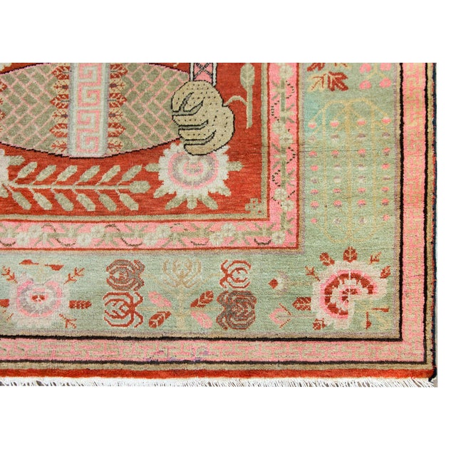 Early 20th Century Central Asian Khotan Rug For Sale - Image 11 of 14