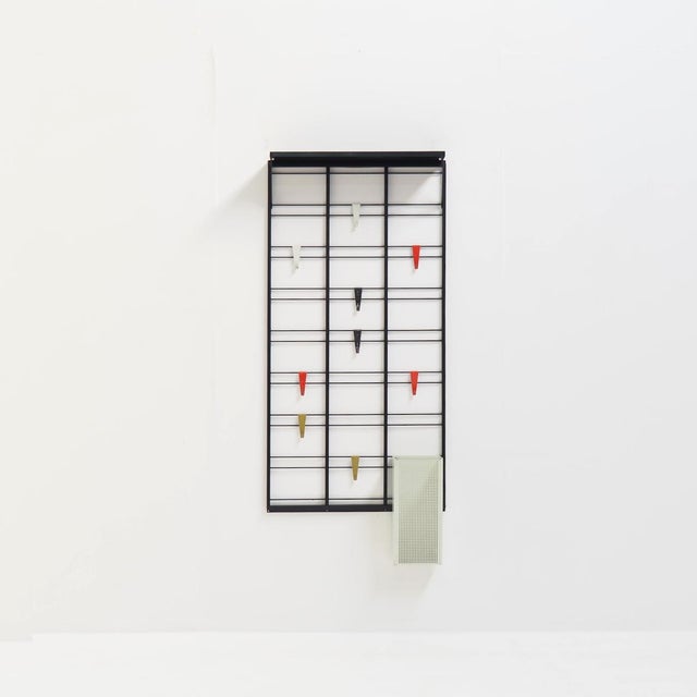 1960s Musical Scale Coat Rack by Tjerk Reijenga for Pilastro, 1950s For Sale - Image 5 of 10