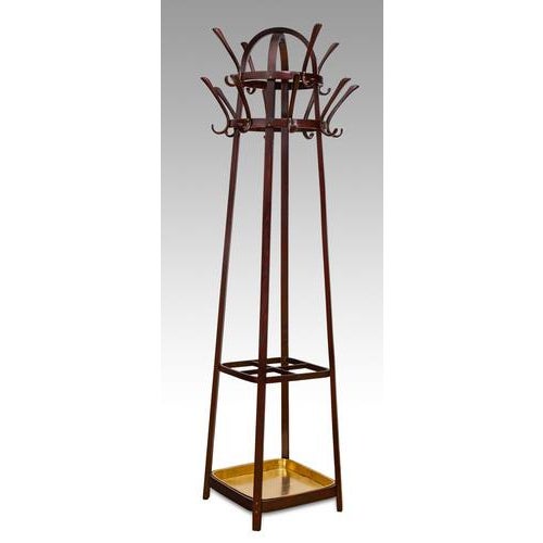 Brown Model No. 10414 Clothes Rack from Thonet, 1907 For Sale - Image 8 of 8