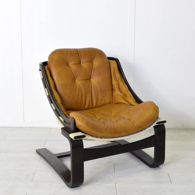Vintage Krona Lounge Chair by Ake Fribytter for Nelo, 1970s For Sale - Image 12 of 12