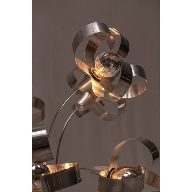 Black Italian Space Age Floor Lamp, 1970s For Sale - Image 8 of 12