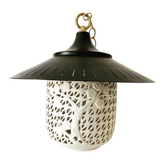 Blanc De Chine Pagoda Pendant For Sale