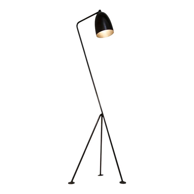 NOIR Qs Asti Floor Lamp, Black Metal For Sale