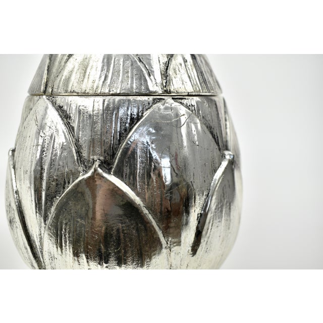 Silver Artichoke Ice Bucket by Mauro Manetti, 1970s For Sale - Image 12 of 12