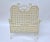 1970s Wrought Iron & Handwoven Iron Magazine Stand Champagne Shabby Chic Finish For Sale - Image 13 of 13