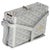Traditional Silver Precious Metals Goyardine Canvas Minaudiere Trunk For Sale - Image 3 of 9