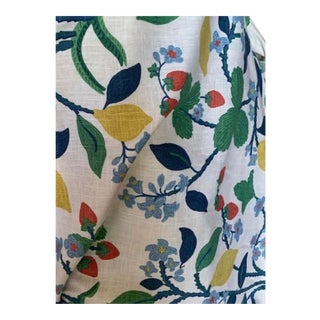 Crewel Summer Cherry by Robert Allen, 510562 - 36x54" For Sale