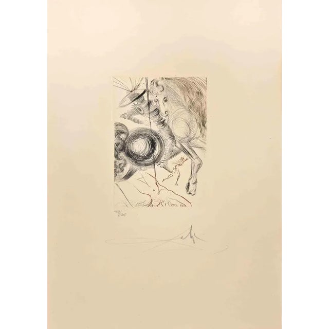 Modern Dali, The Hell of Cruel Beauties, Etching and Drypoint, 1972 For Sale - Image 3 of 3