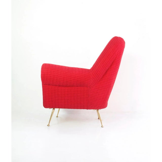 1950s Set of Mid-Century Armchairs by Gigi Radice for Minotti, Italy, 1950s For Sale - Image 5 of 12