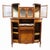 Wood Pair Mahogany, Parquetry & Ormolu Credenzas With Beveled Glass C1890 For Sale - Image 7 of 12