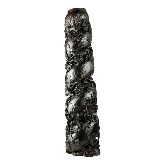 Hand-Carved Column, 18th Century For Sale