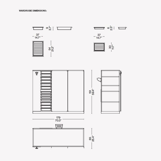 Lc35 Maison Du Brazil Living Room Set by Le Corbusier and Charlotte Perriand for Cassina, Set of 5 For Sale - Image 16 of 18