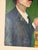 Textile Contemporary Salvador Dalí & Frida Kahlo Portrait Oil on Canvas Painting, Signed For Sale - Image 7 of 12