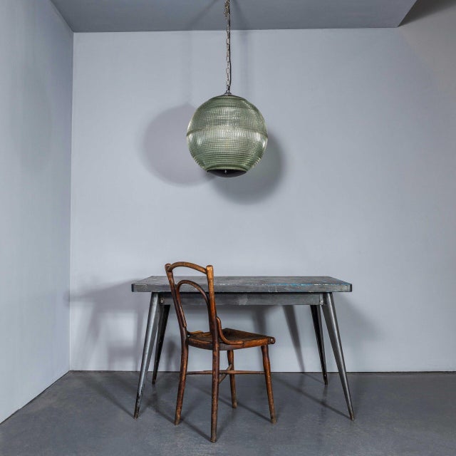 Holophane Parisian Glass Globe Lamp For Sale - Image 11 of 18