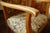 Beige Vintage Salon Lounge Chair with Floral Tapestry Upholstery, 1940s For Sale - Image 8 of 15