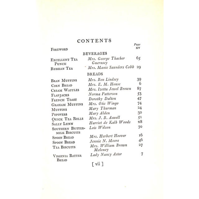 "Favorite Recipes of Famous Women" 1925 Stratton, Florence [Foreword By] For Sale - Image 9 of 9