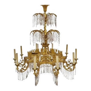Early 19th Century Neoclassical Chandelier by Karl Friedrich Schinkel For Sale