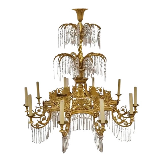 Early 19th Century Neoclassical Chandelier by Karl Friedrich Schinkel For Sale