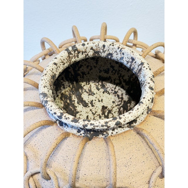 Brown Studio Ceramic Rings Vessels For Sale - Image 8 of 8