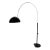 Joe Colombo Coupé 3320 Floor Lamp by Oluce, Black For Sale