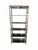 Bernhardt Alba White Onyx & Stainless Steel Etagere For Sale - Image 4 of 5
