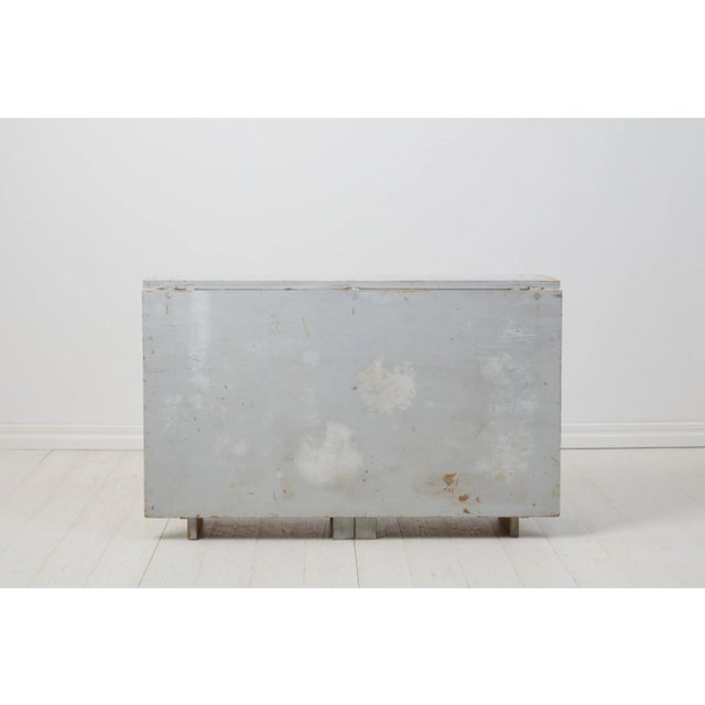 Antique Northern Swedish Gustavian Light Drop-Leaf Table For Sale - Image 10 of 11