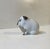 White Guinea Pig Figurine in Glazed Porcelain from Bing & Grondahl, 1970s For Sale - Image 8 of 8
