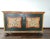 Original hand painted trunk/ chest with functional lock. Beautiful bright colors.