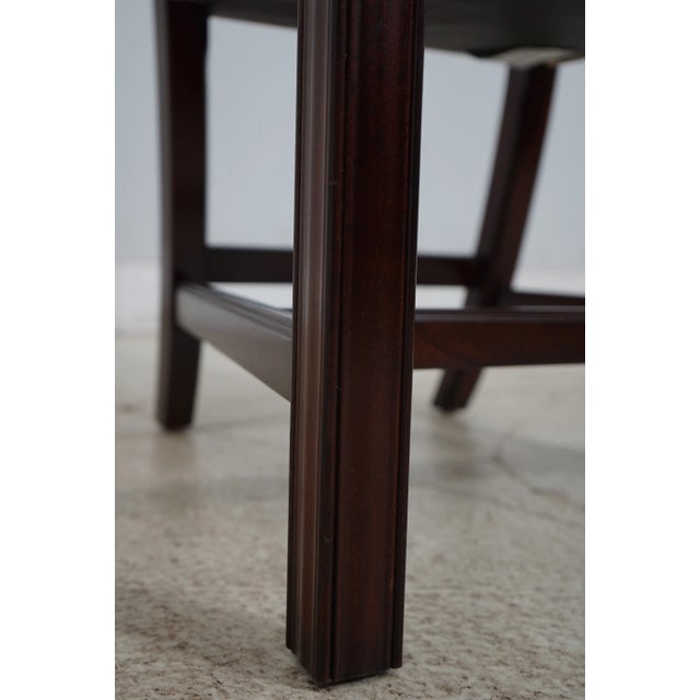 Wood Pair Councill Craftsmen Chippendale Carved Open Armchairs For Sale - Image 7 of 12