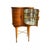 Art Deco Illuminated Bar Cabinet in Briar Root and Mirrors, 1930s For Sale - Image 4 of 7