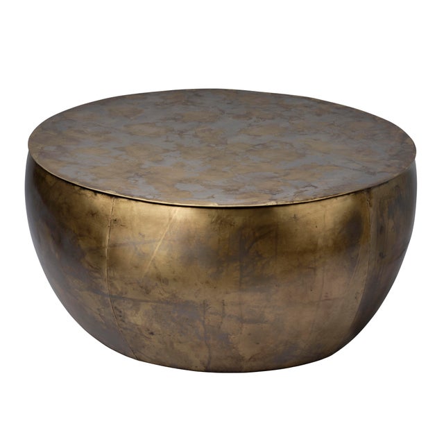 Jamie Young Aphrodite Iron Coffee Table, Gold For Sale In Los Angeles - Image 6 of 6