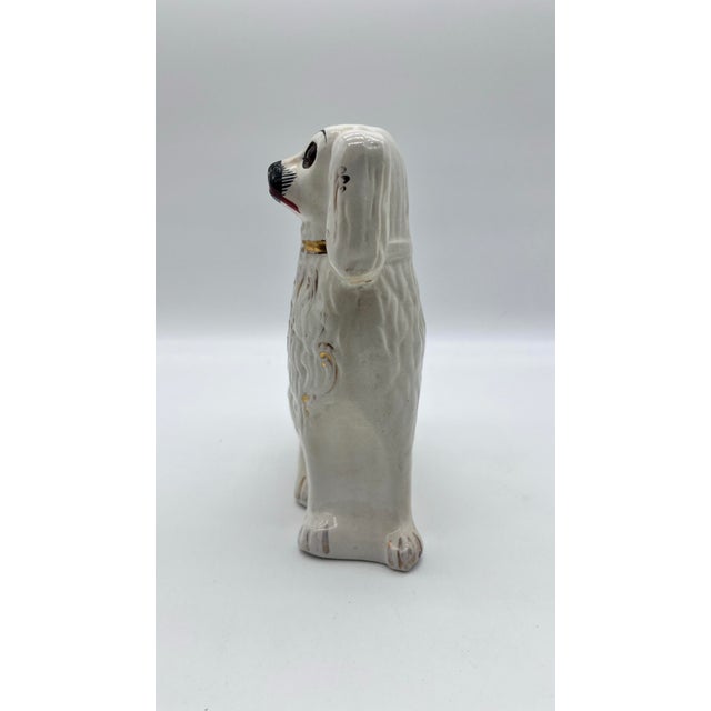 Antique English Staffordshire Spaniel Dog, Circa 1850's For Sale - Image 6 of 12