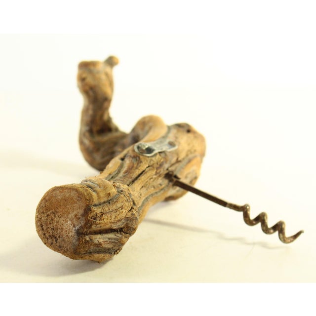 French Provincial 1960's Grapevine Corkscrew From Reine Pedauque Vineyard in Beaune, France For Sale - Image 3 of 12