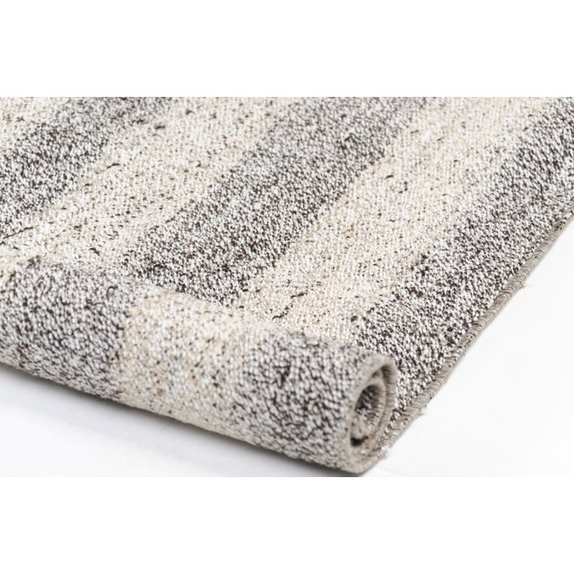 Turkish 1960s Natural Handwoven Decorative Runner For Sale - Image 3 of 10