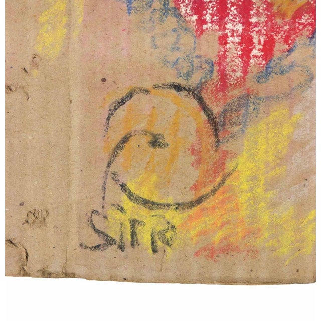 Modern Sirio Pellegrini, Reclined Nude, Mixed Media, 1960s For Sale - Image 3 of 5